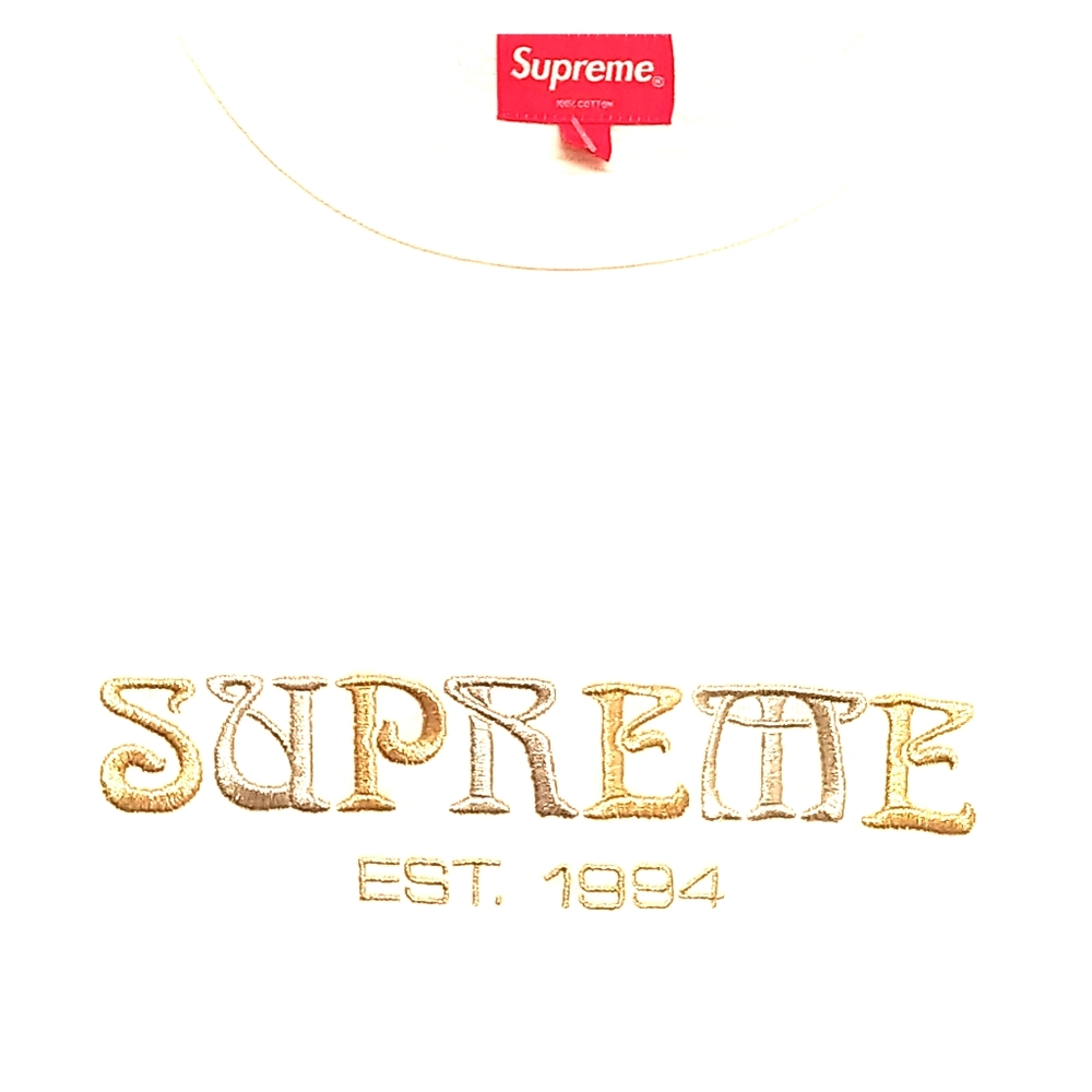 NWT SUPREME Embroidered Logo Shirt
